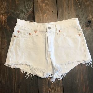 Levi Distressed Shorts